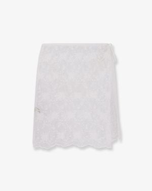 DUNST Needlework Layering Skirt - White