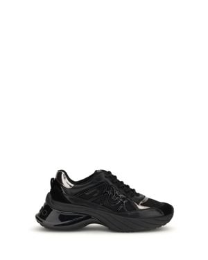 Pinko Ariel Leather Sneakers - Black