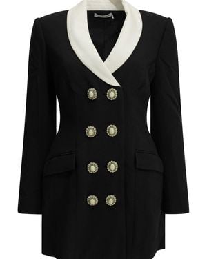 Self-Portrait Short Blazer Dress - Black