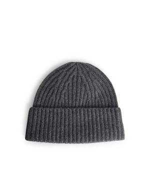 Lisa Yang 'Martigny' Graphite Cashmere Beanie - Grey