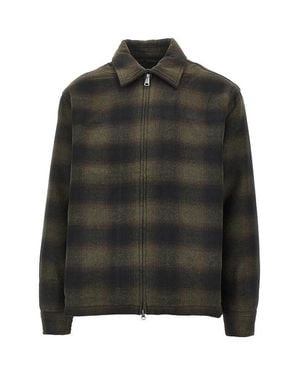 Carhartt 'Alton' Check Felt Jacket - Green
