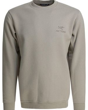 Arc'teryx Fleece "Emblem" Crewneck Sweatshirt - Grey