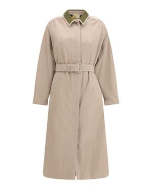 Marni Gabardine Trench - Natural