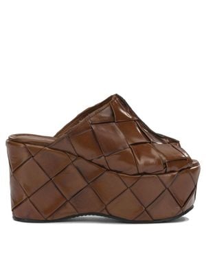 Pons Quintana Leather Sandals - Brown