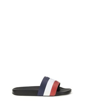 Moncler Basile Rubber Slippers - White