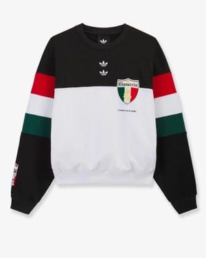 ADIDAS X WILLY CHAVARRIA Crew Cotton Sweatshirt - Black