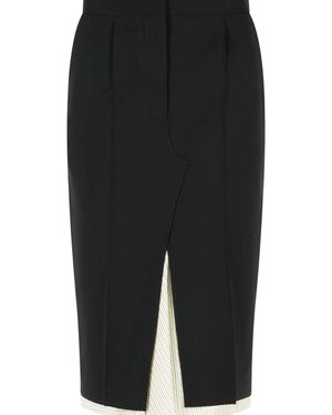 Marni Midi Skirt - Black