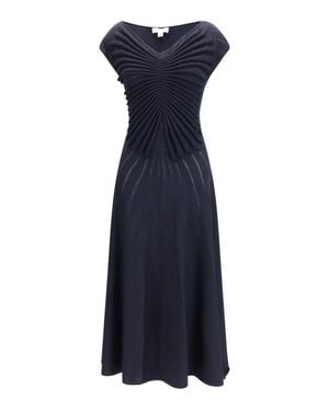 Alaïa Alaã¯A Wool Shaping Dress - Blue