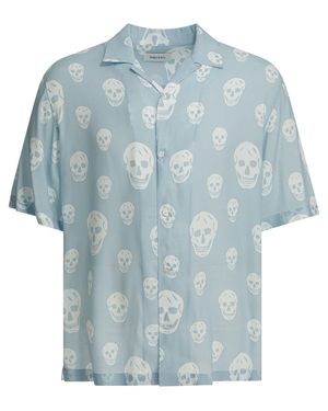 McQueen Light Viscose Shirt - Blue