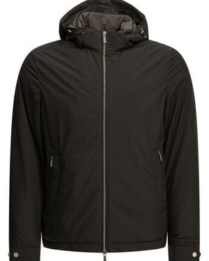 Moorer Albini-Stp Short Down Jacket - Black