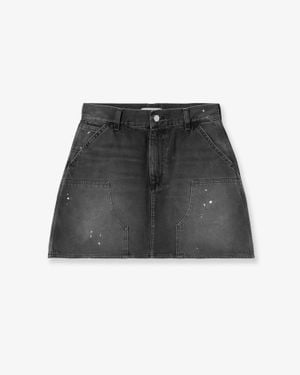 Carhartt W'Maeve Double Knee Denim Skirt - Black