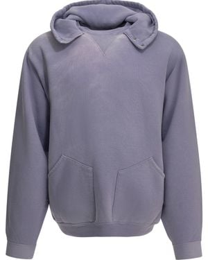 A.PRESSE "Vintage Snap Parka" Hoodie - Blue