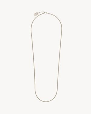 Saint Laurent Chain Necklace - White