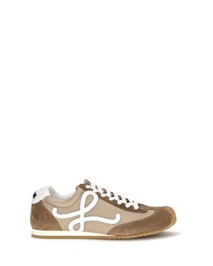 Loewe Ballet Runner 2.0 Suede And Mesh Trainers - White