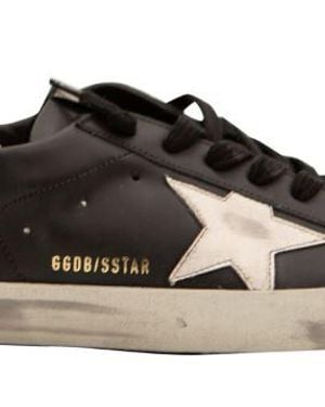 Golden Goose Super Star Trainers - Black