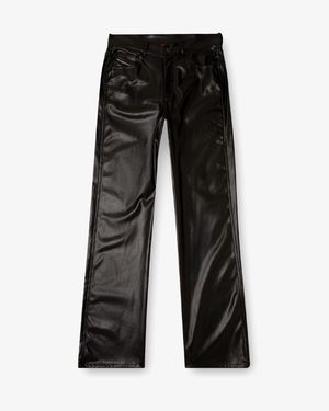 DIESEL P-Lain Faux-Leather Pants - Black