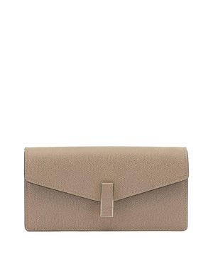 Valextra Clutch "Iside" With Chain - Gray