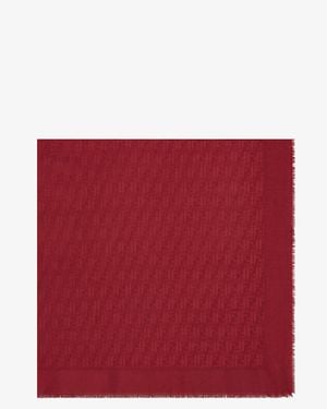 Fendi Wool Scarf - Red