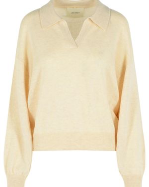 Lisa Yang 'Katriel' Oat Cashmere Jumper - Natural