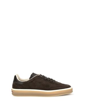 Loro Piana Suede Tennis Walk Trainers - Black