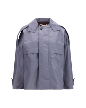 Marni Nylon Jacket Dark Ash - Blue
