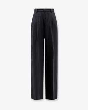 Hevò Torreveneri Modal Blend Trousers - Blue