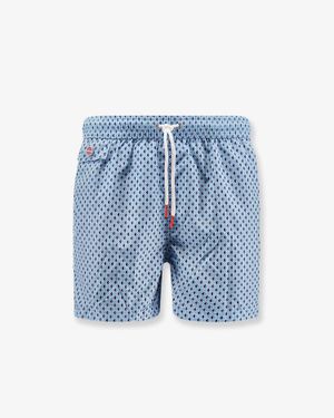 Kiton Nylon Swim Trunks - Blue