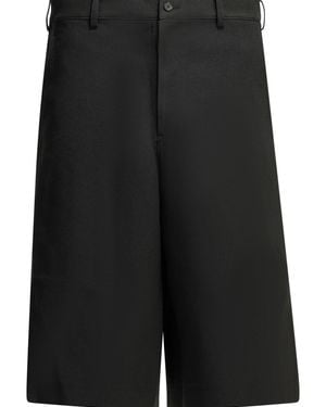 Comme des Garçons Cargo Shorts With Zipper Detail - Black