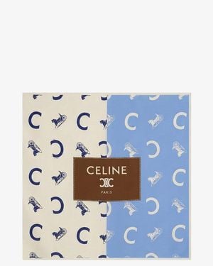 Celine Silk Foulard - Blue