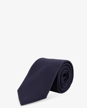 Dior Ribbon Silk Tie - Blue