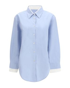 Acne Studios Layered Button-Up Shirt - Blue