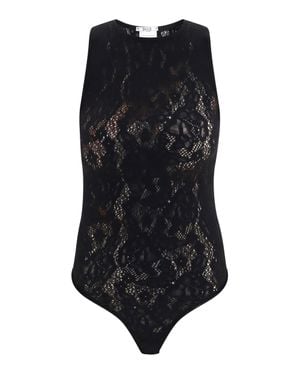 Wolford Infinite Rose Bodysuit - Black