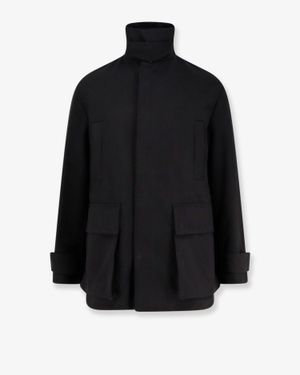 Hevò Castel Del Monte Cotton Jacket - Black