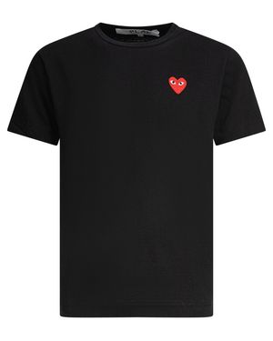 COMME DES GARÇONS PLAY Cotton T-Shirt - Black