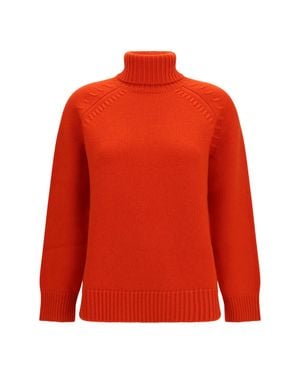 P.A.R.O.S.H. P.A.R.O..H. Turtleneck Cashmere Jumper - Red