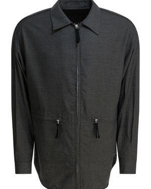 Comme des Garçons Cotton Overshirt Jacket - Black