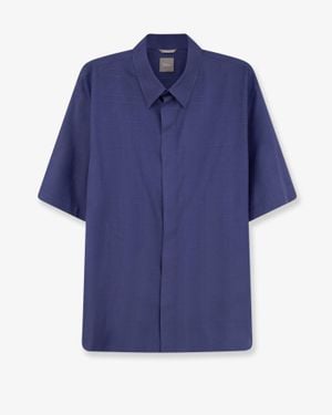 Dior Dior Cannage Silk And Lyocell Shirt - Blue