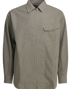Comme des Garçons Checkered Overshirt Jacket - Gray