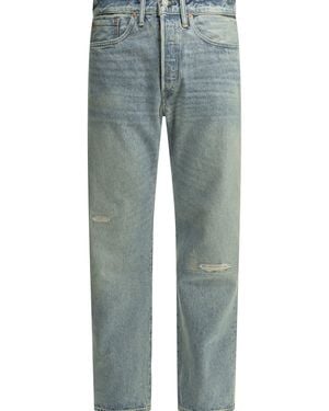 RRL "Bridgeway Wash" Straight-Leg Jeans - Blue