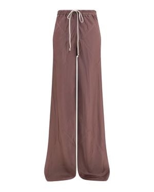 Rick Owens Silk Pants - Purple