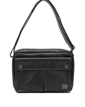 PORTER-YOSHIDA & CO "Free Style" Small Shoulder Bag - Black