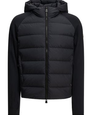 Moncler Padded Zip-Up Sweatshirt - Black