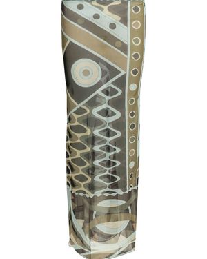 PUCCI "Vivara" Long Skirt - Green