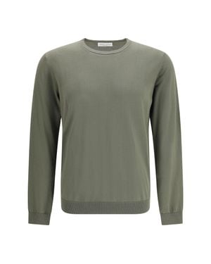 Roberto Collina Cotton Crew-Neck Jumper - Green