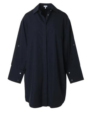 Loewe Cotton Chemiser Dress - Blue