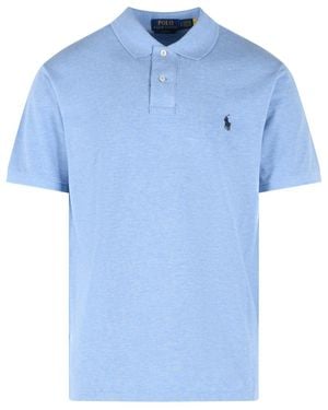 Polo Ralph Lauren Cotton Polo Shirt Light - Blue