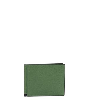 Valextra Grip Semplice Wallet - Green