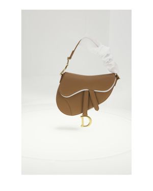 Dior Shoulder Bag Flap Calfskin - White