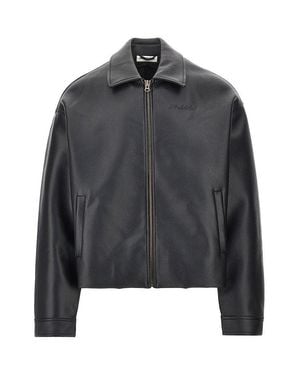 Prohibited 'Nightrider' Faux Leather Jacket - Gray