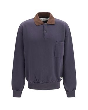 GR10K Replicated 30001 Sweatshirt Polo - Blue